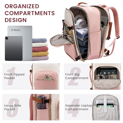 50L Travel Backpack for Women & Men