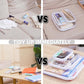 3PCS Clear Hard Plastic Zipper Case (3 Count)