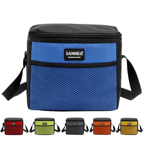 6 Can 5L Lunch Bag for Women Men Portable Lunch Box Small Cooler Bag Soft Collapsible Reusable Insulated Lunch Tote for Everyday Work Travel
