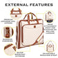 Premium Garment Bag Carry On Hangs Blazers