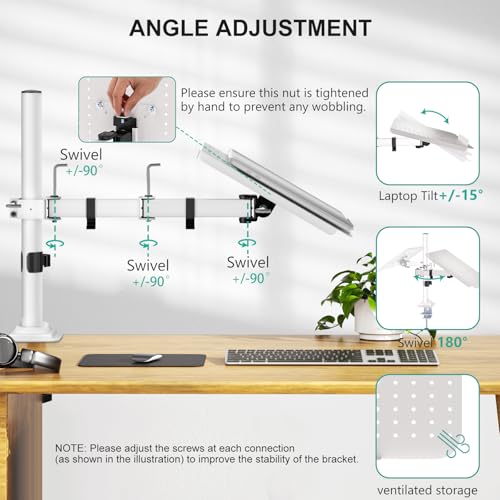 Laptop Desk Mount for 17 inch Notebook