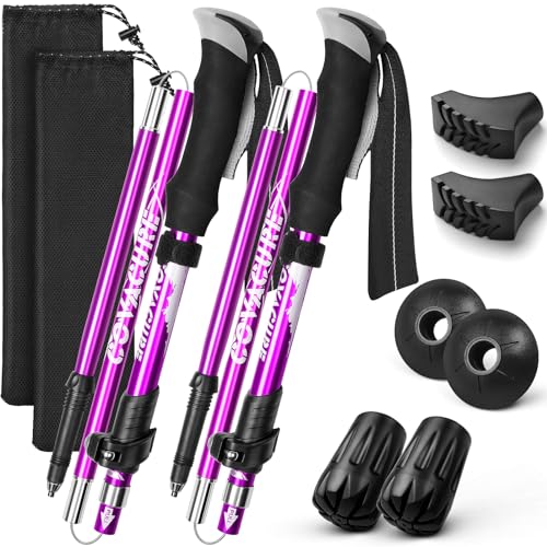 Hiking Poles 7075 Aluminum Tri (2 Count)