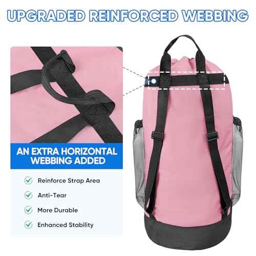 2PK 120L Laundry Bag Backpack (2 Count)
