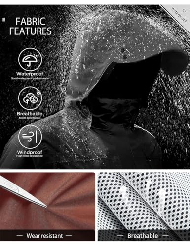 Rain Suit Waterproof Breathable Lightweight 2