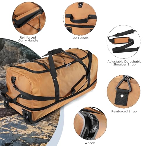 110L Expandable to 140L 32” Foldable Oxford Soft