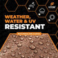 Multipurpose Protective Cover Brown Poly Tarp 20' x 25' (4 Count)