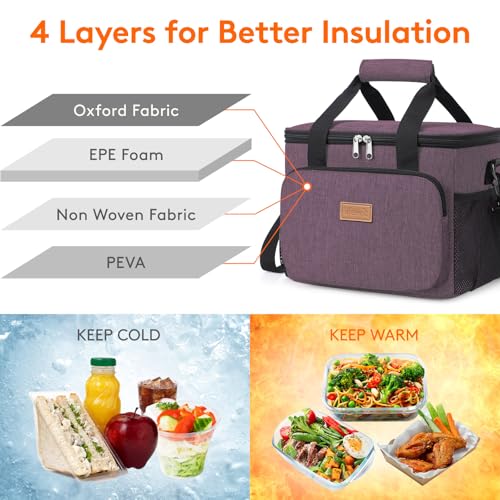 Medium Lunch Bag (Purple / Medium(9L))