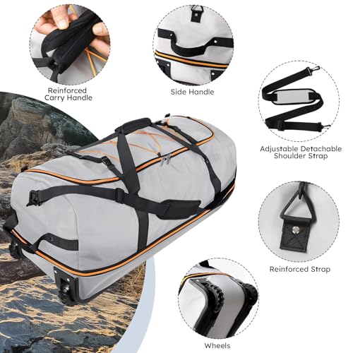 110L Expandable to 140L 32” Foldable Oxford Soft