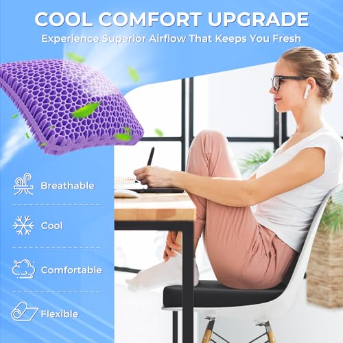Gel Seat Cushion for Long Sitting