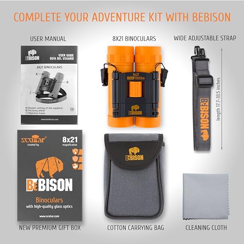 BeBison Binoculars for Kids
