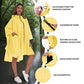 Rain Poncho for Adults with Zipper
