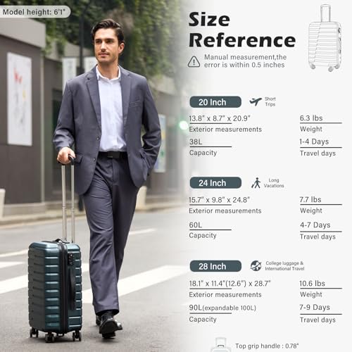 Lightweight Luggage with TSA Lock