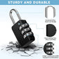 32 Pack 3 Digit Combination Lock Small Combo Locks Waterproof Luggage Number Padlock for Backpack Suitcases Traveling Toolbox School Gym Employee Locker (32 Count)