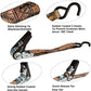 XSTRAP STANDARD Ratchet Tie Down Straps 4 Pk 10 Ft- 300 Lbs Load Cap- 900 Lbs Break Strength-Cargo Straps for Hunting, UTV, ATV, Pickup, Truck, Moving Appliances, Lawn Equipment, Camouflage