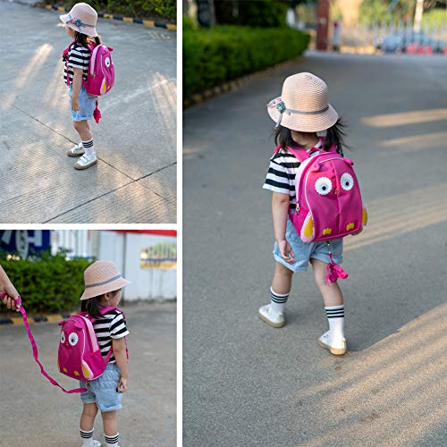 Kids Insulated Toddler Backpack with Leash Safety Harness Lunch Bag