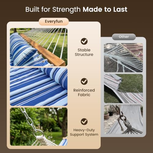 2Person Quilted Hammock with SpreaderBar