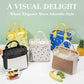 Cute Strawberry Lunch Box for Women Lunch Bags for Work Small Insulated LunchBag for Picnic Travel Shopping