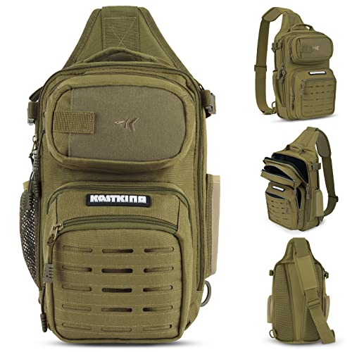 BlowBak Fishing Sling Bag With Rod Holder