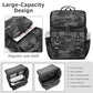 Vintage Backpack Travel Laptop Backpack with usb Charging Port for Women & Men College Backpack Fits 15.6 Inch Laptop Camouflage Gray