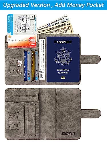 Passport Holder Cover Wallet RFID Blocking