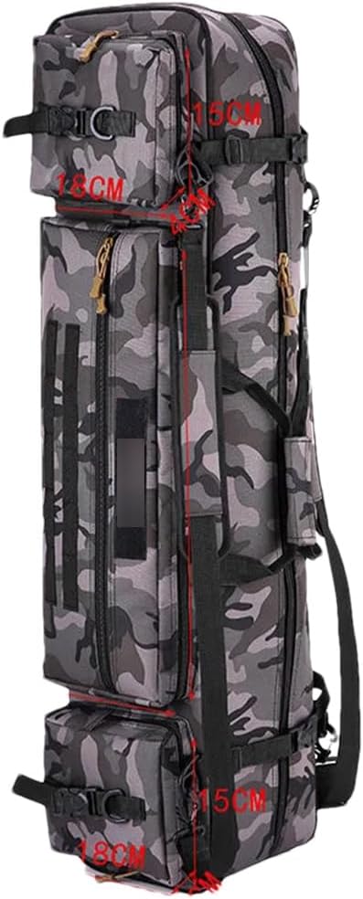 Suwequest 70CM-130CM Multifunctional Waterproof Bags Large Fishing Reel Gear Outdoor Fishing Rod Bag Storage Case