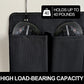 RV Shoe Pockets 10 Pockets Heavy Hanging Bedside Storage Organizer with Sturdy Hooks Storage Pockets Hangs on bed for Shoes Toys and Tool Accessories