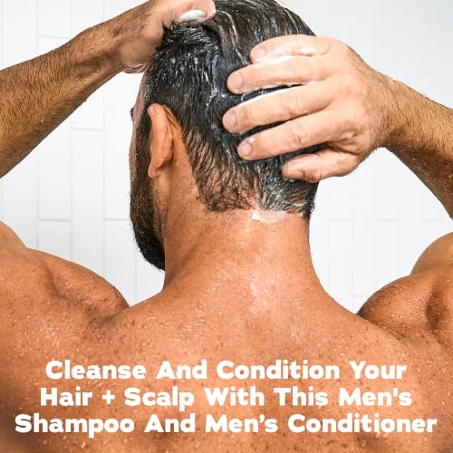Men's Natural Shampoo and Conditioner Set (22 Fl Oz)