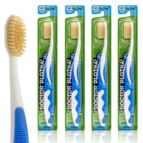 Soft Flossing Manual Toothbrush (4 Count)