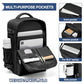Vacuum Backpack Travel with Integrated Pump Vacuum Travel Backpack Carry On Flight Approved Frontier Spirit Airlines Personal Item Bag 18x14x8 Compression Carry On Luggage for Women Men Black