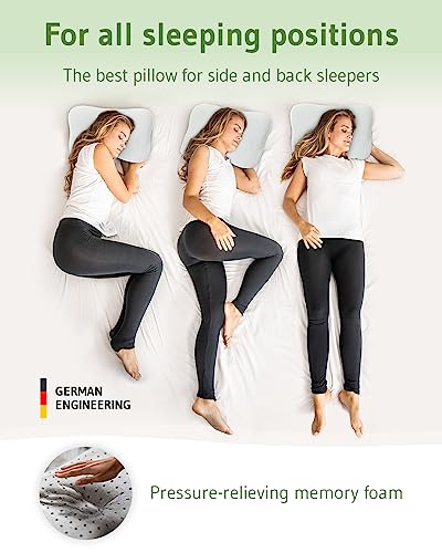 Travel Pillow with Activated Charcoal Memory Foam