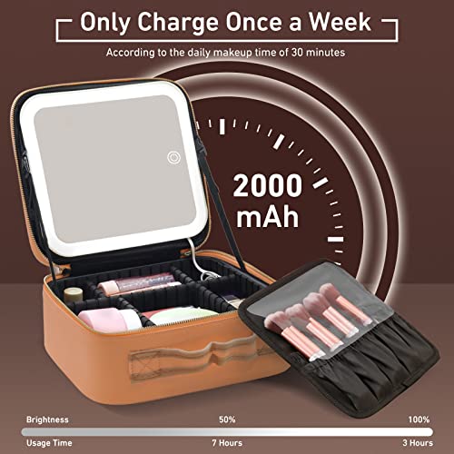 Makeup Case Lighted Mirror