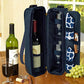 Insulated Wine Tote with 2 Wine Glasses