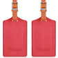 2 Pack Luggage Tags for Suitcases Airplane Travel Essentials (2 Count)