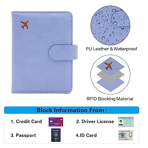 Premium Leather Passport Holder Covers Case