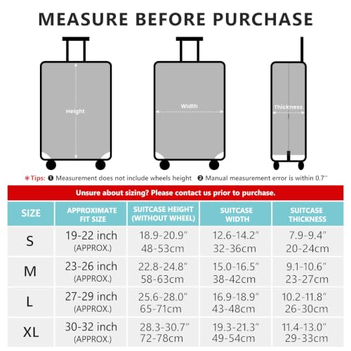 Travelkin Luggage Covers For Suitcase Tsa Approved Suitcase Cover Protector