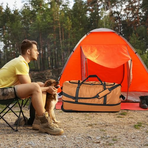 Wheeled Collapsible Duffel Bag 110L