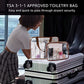 4Pcs Crystal Clear PVC Travel Toiletry Bag Kit for Women Men (4 Count)