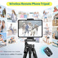 Phone Tripod 67" Camera Tripod Stand for iPhone iPad