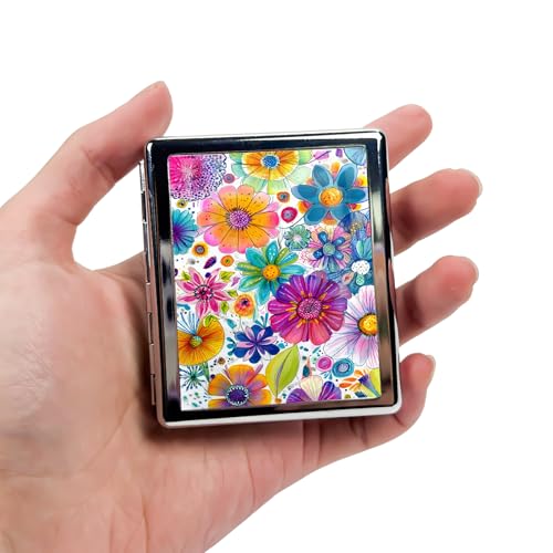 8‑Compartment Metal Pill Box Organizer