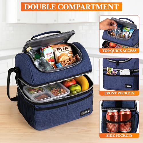 Insulated Lunch Bag for Men Women
