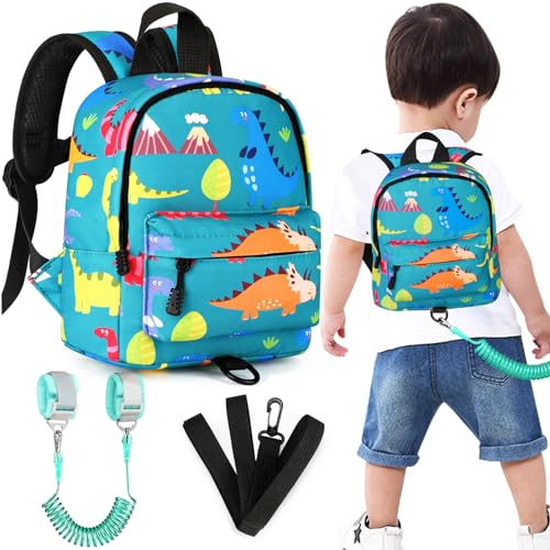 Toddler Backpack Leash with Anti Lost Wrist Link