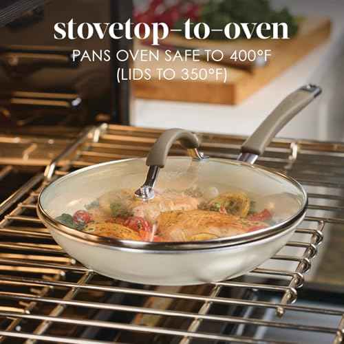 Cucina Ceramic Nonstick Cookware Pots and Pans Set