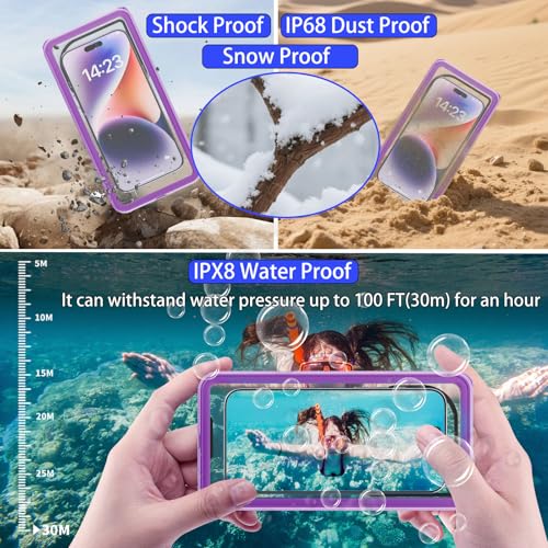 Waterproof Phone Pouch with Lanyard