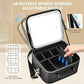 Travel Makeup Bag with LED Mirror