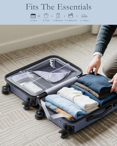 Lightweight Luggage with TSA Lock (3 Count)