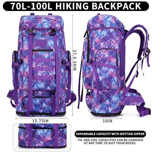 Hiking Backpack for Men 70L