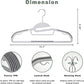 Plastic Hangers 50 Pack with Non (50 Count)