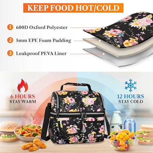 Insulated Lunch Bag Women