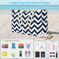 Beach Bag Large Beach Tote Bag for Women Waterproof Sandproof Swim Pool Bag With Zipper