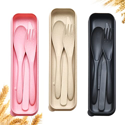Reusable Travel Utensils Set with Case (9 Count)